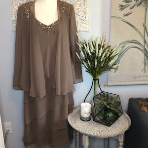 Mother of the Bride Tiered Dress w Jacket 14